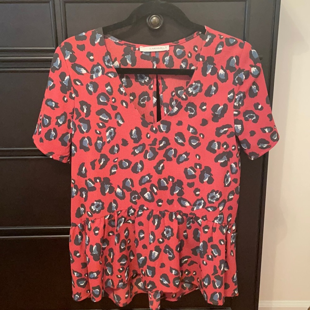 Red Cheetah Shirt